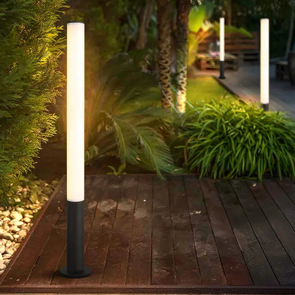 Black Modern Led Bollard Lights