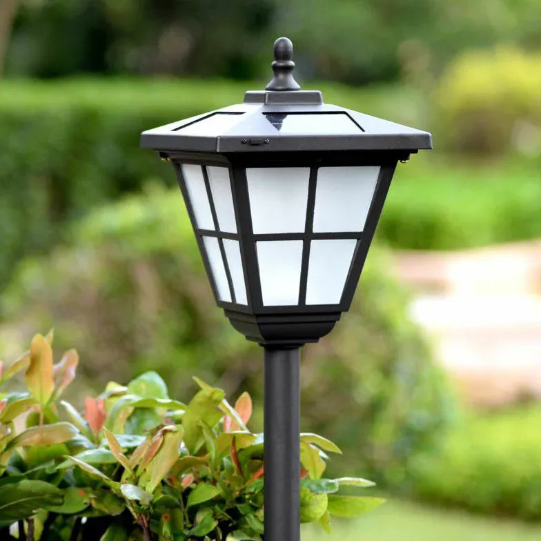 Classic Lantern Black Bollard Lights