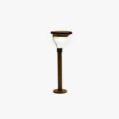 Poste de luz solar para jardín LED decorativo