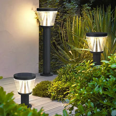 Baliza Solar LED Estanca para Jardín Exterior