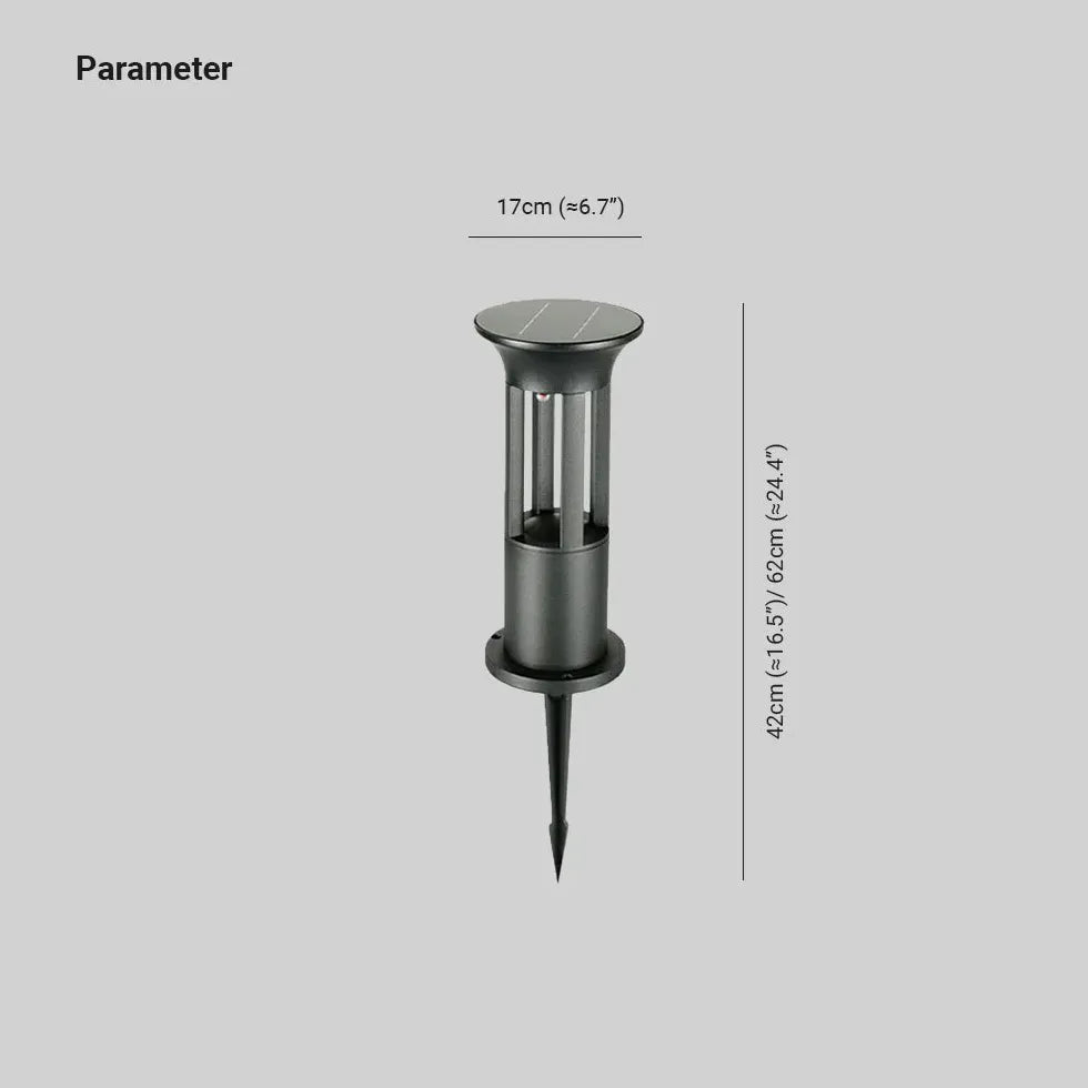 Farolas de LED para Jardín Solares Negras con Protección IP65