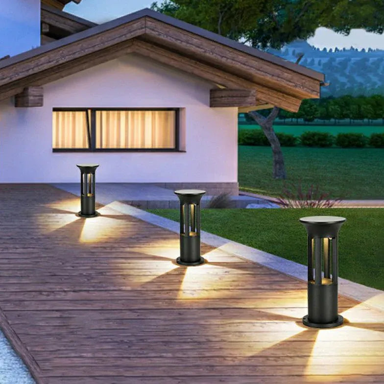 Farolas de LED para Jardín Solares Negras con Protección IP65