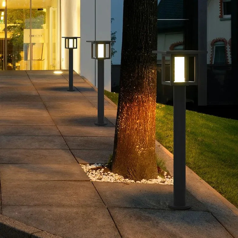 Farola Columna para Exterior Solar para Patio