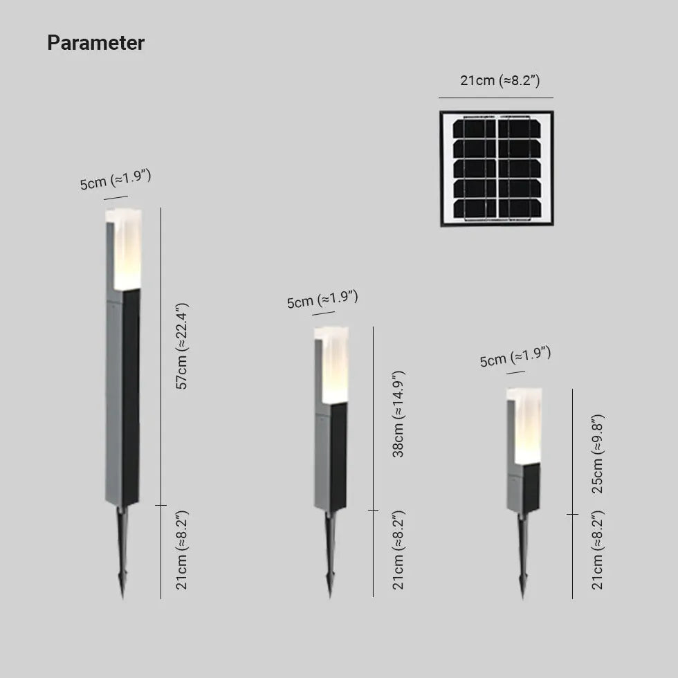 Camino de Luces LED Solares con Protección IP65 para Exteriores