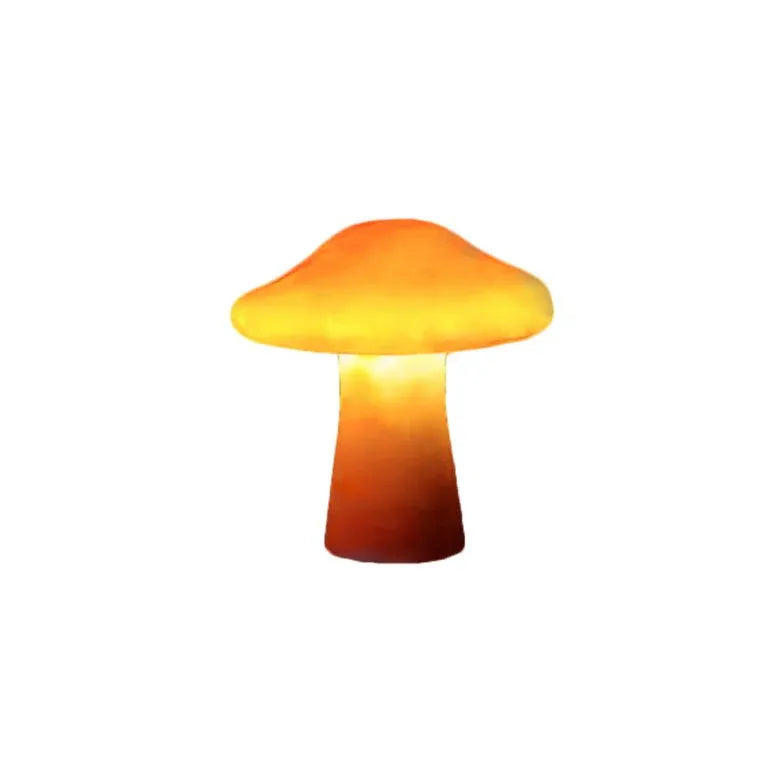 Orange mushroom Shaped Led Outdoor Floor lamps