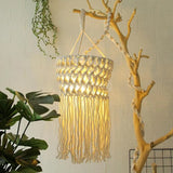 Handwoven Lampshade Bohemian Floor Lamp