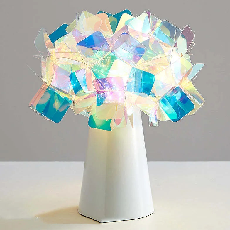 PVC Flower Art Style Table Lamp