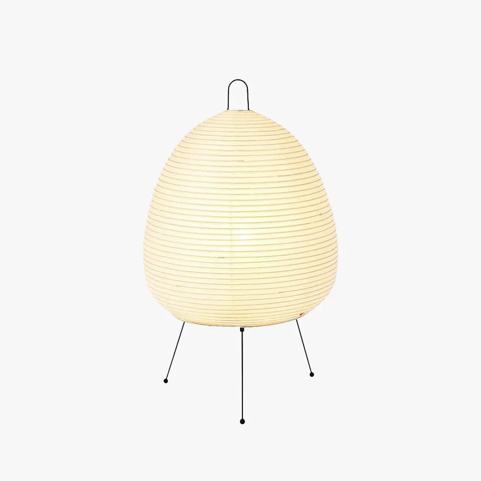 Paper Egg Design Tripod Table Lamp