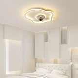 Ventilador plafón led diseño creativo para dormitorio