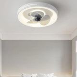 Square Three-Blade Ceiling Fan with Light