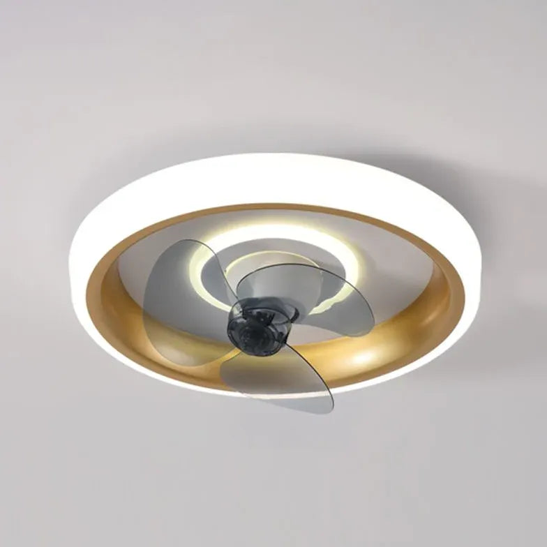 Circular Halo Ceiling Fan with Light