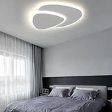 Plafón triangular de diseño moderno con LED blanco para dormitorio