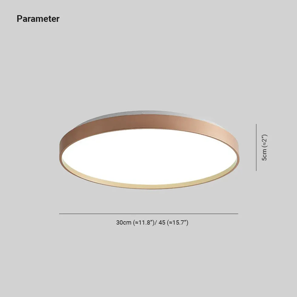 Plafon led mando a distancia estilo nórdico ultra delgado