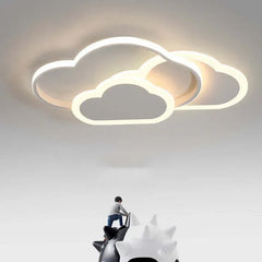 Lámparas para dormitorio juvenil diseño creativo forma de nube para techo