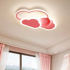 Lámparas para dormitorio juvenil diseño creativo forma de nube para techo