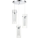 Lamparas cristal colgantes diseño moderno para comedor elegante