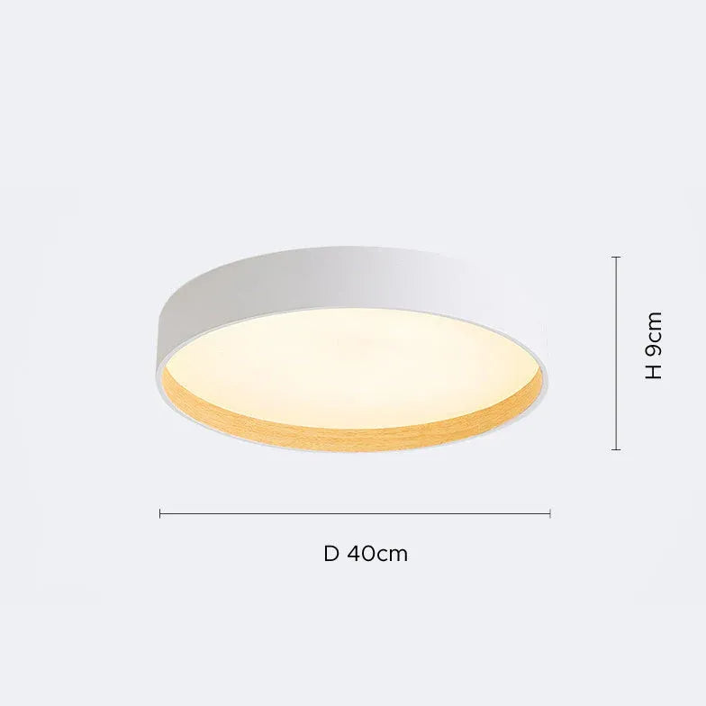 Lampara led habitacion moderna de diseño circular