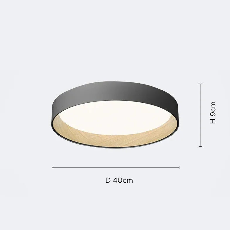 Lampara led habitacion moderna de diseño circular