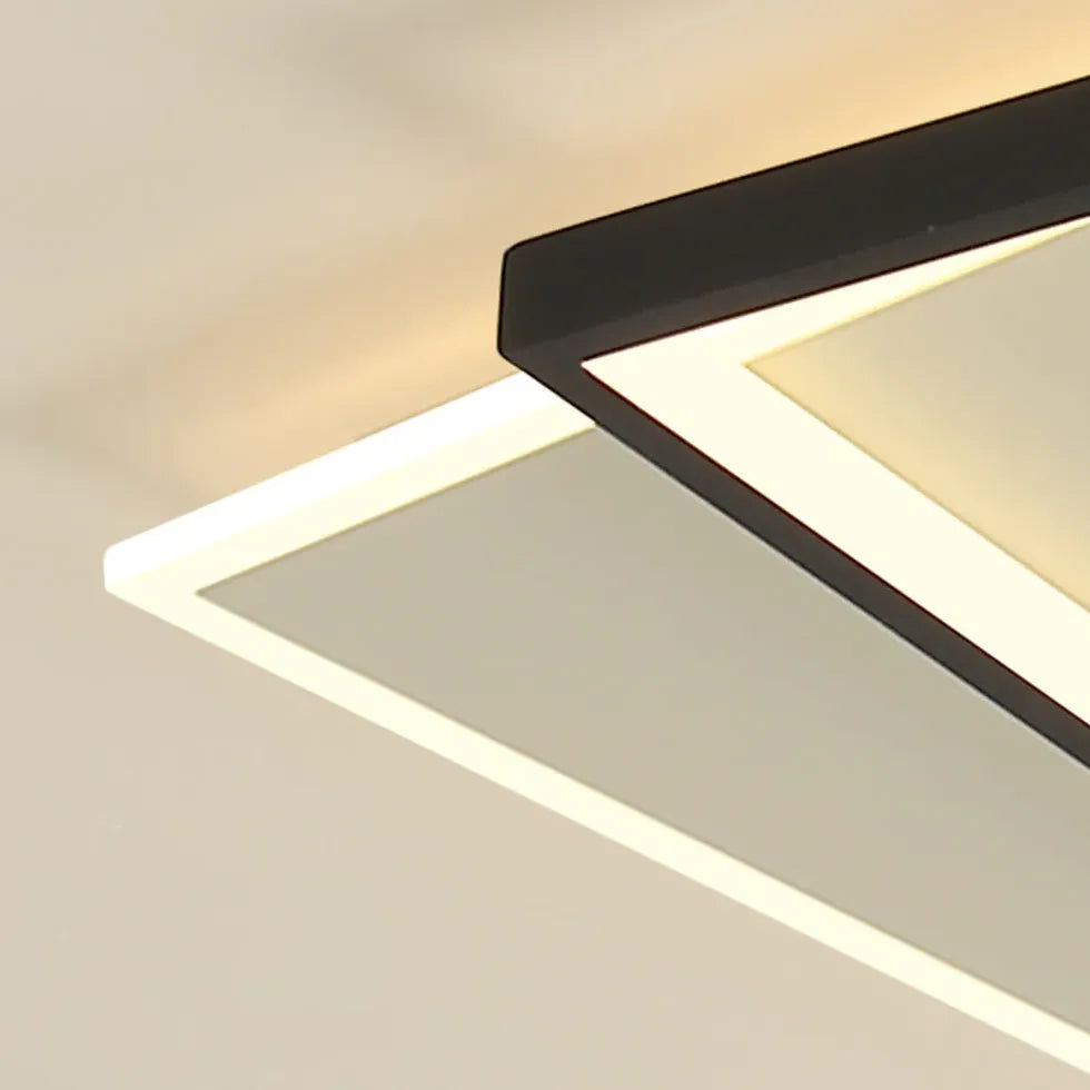 Luz led en el techo para dormitorio moderno