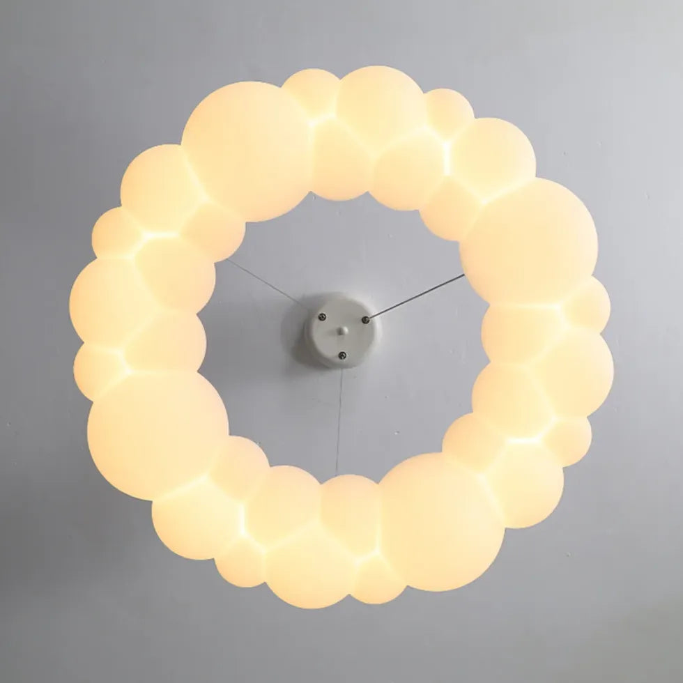 Lámparas de techo colgantes blancas LED para dormitorio