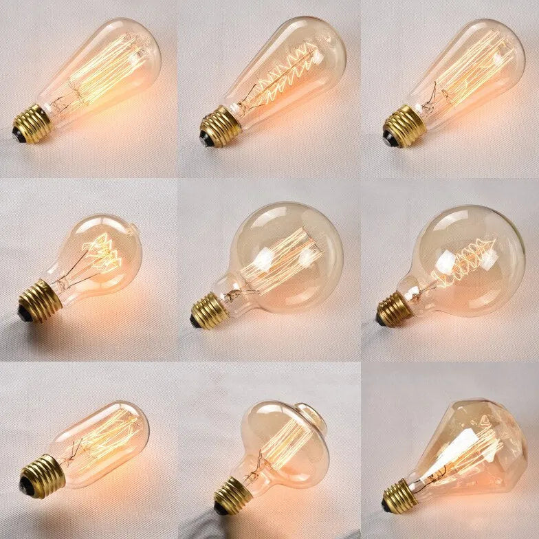 Bombilla LED retro ultra brillante transparente