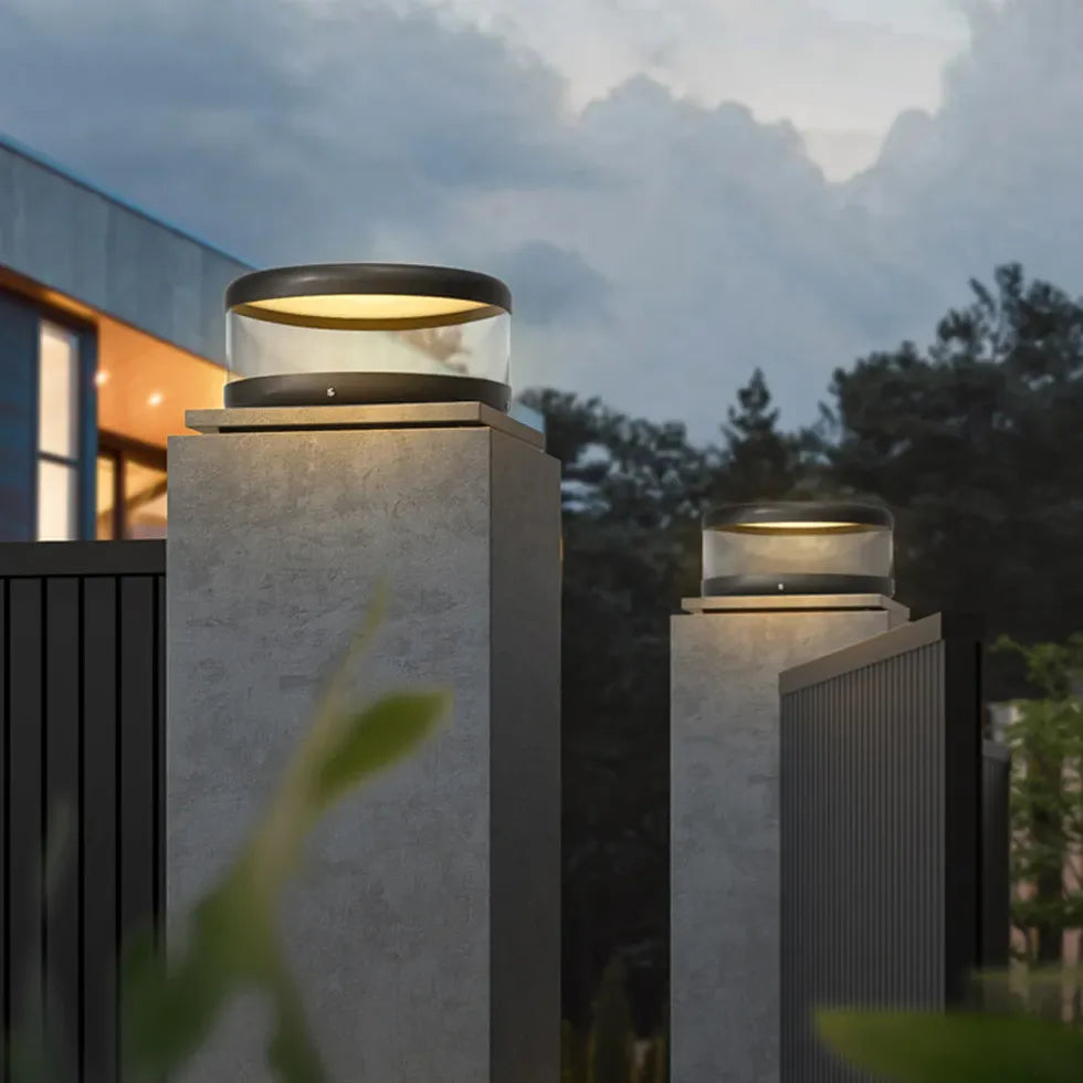 Farolas jardin modernas con iluminación exterior LED