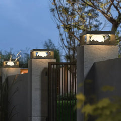 Lámparas de jardín LED con energía solar exterior