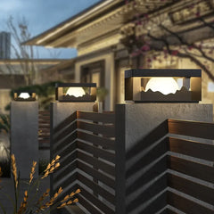 Lámparas de jardín LED con energía solar exterior