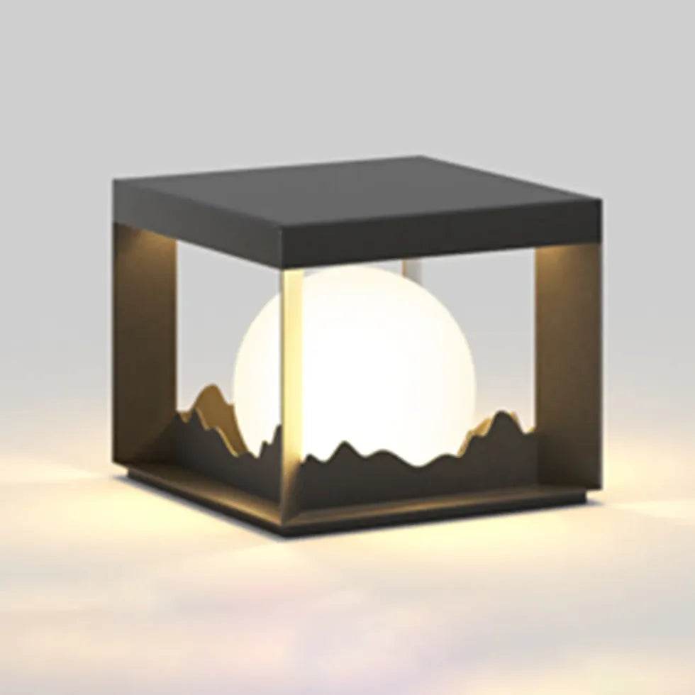 Mountain Design Landscape Outdoor Pillar Lights