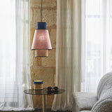 Multi-Layer Conical Colorful Rattan Pendant Light