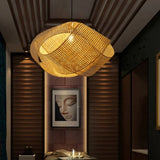 Woven Mesh Oval for Dining Room Pendant Light