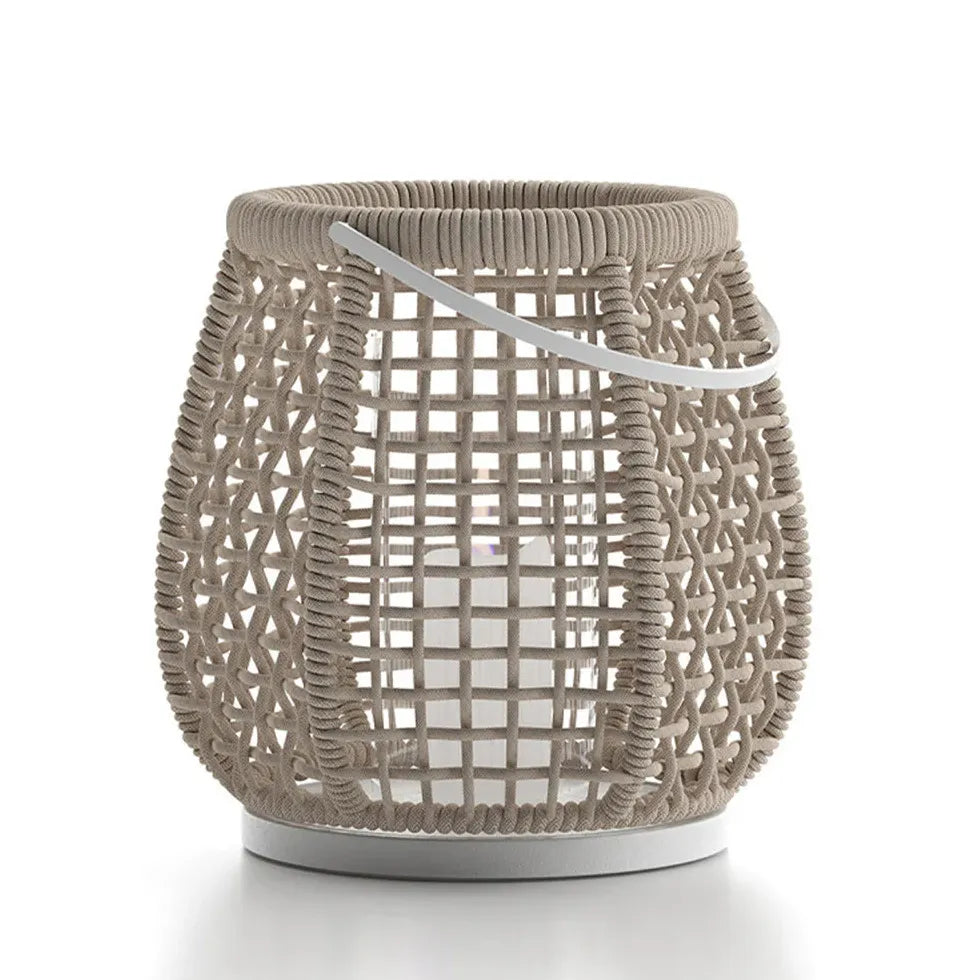 Woven Style Portable Lantern Lamp