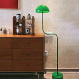 Green Hemispherical Curved Modern Floor Lamp