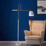 Black Arched Modern Reading Floor Lamp