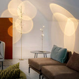 Slender Stand Floor Lamp with Shadow Decoration