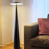 Large Black Mushroom Design Modern Floor Lamp