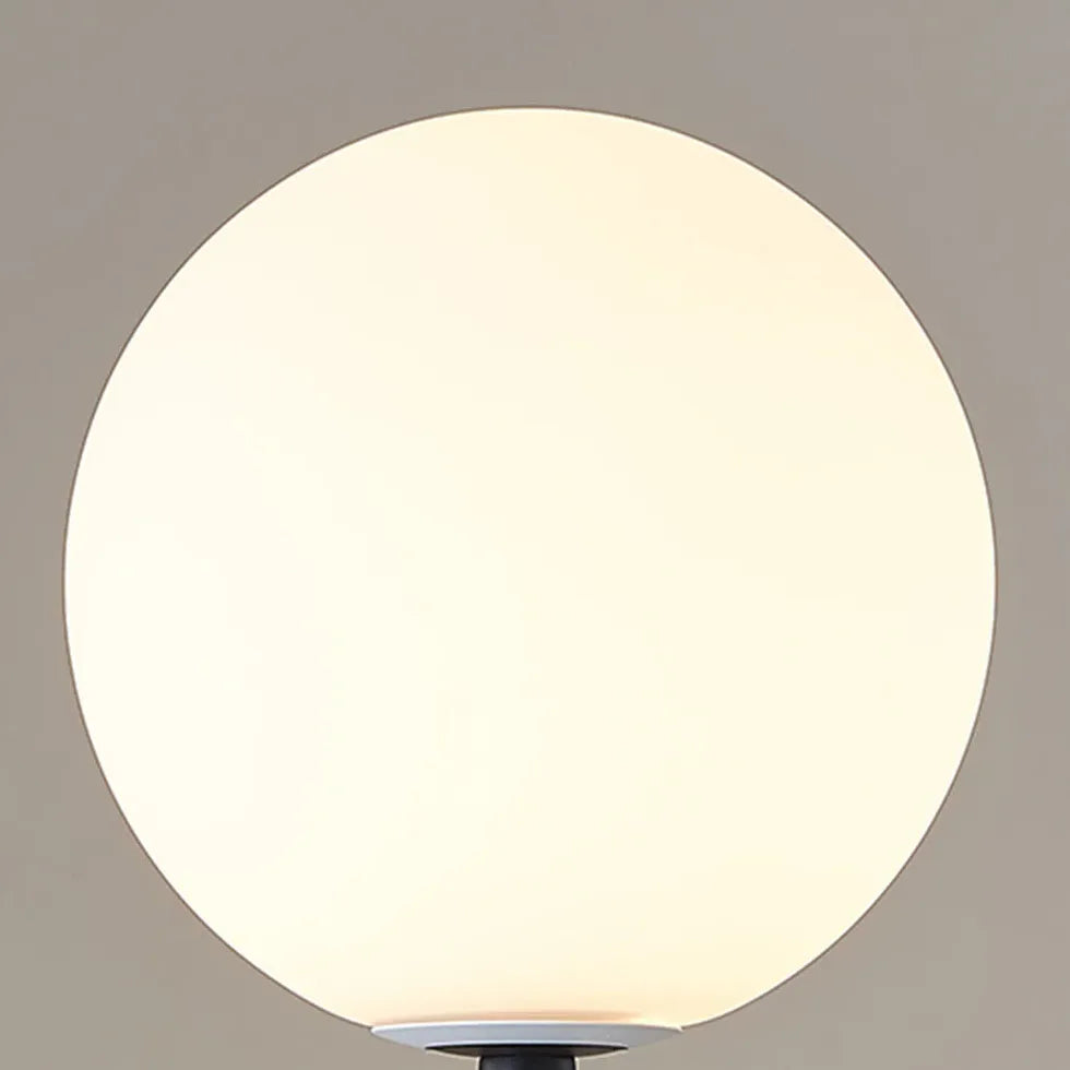 White Globe Vintage Classic Floor Lamp