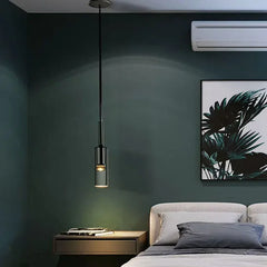 Aplique de pared moderno con botella de cristal para dormitorio