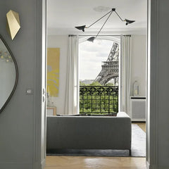 Lamparas de techo industriales led diseño minimalista de brazo largo