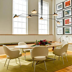 Lamparas de techo industriales led diseño minimalista de brazo largo