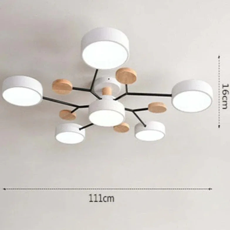 Plafones led empotrados diseño nórdico para sala