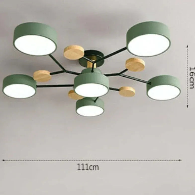 Plafones led empotrados diseño nórdico para sala