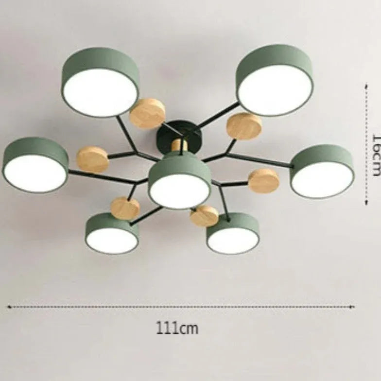 Plafones led empotrados diseño nórdico para sala