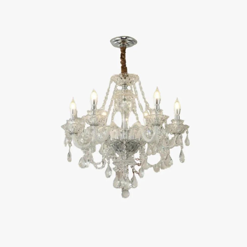 Multi-Layered Stars Crystal Modern Chandelier