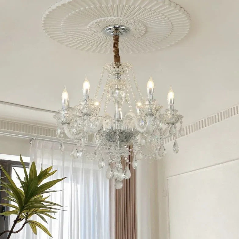 Multi-Layered Stars Crystal Modern Chandelier