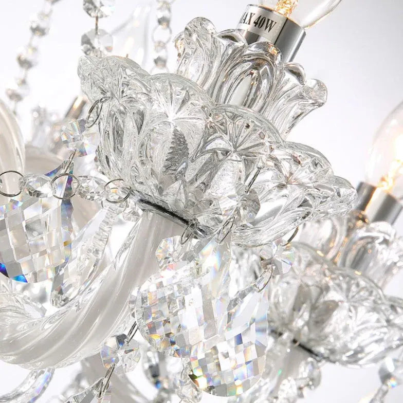 Multi-Layered Stars Crystal Modern Chandelier