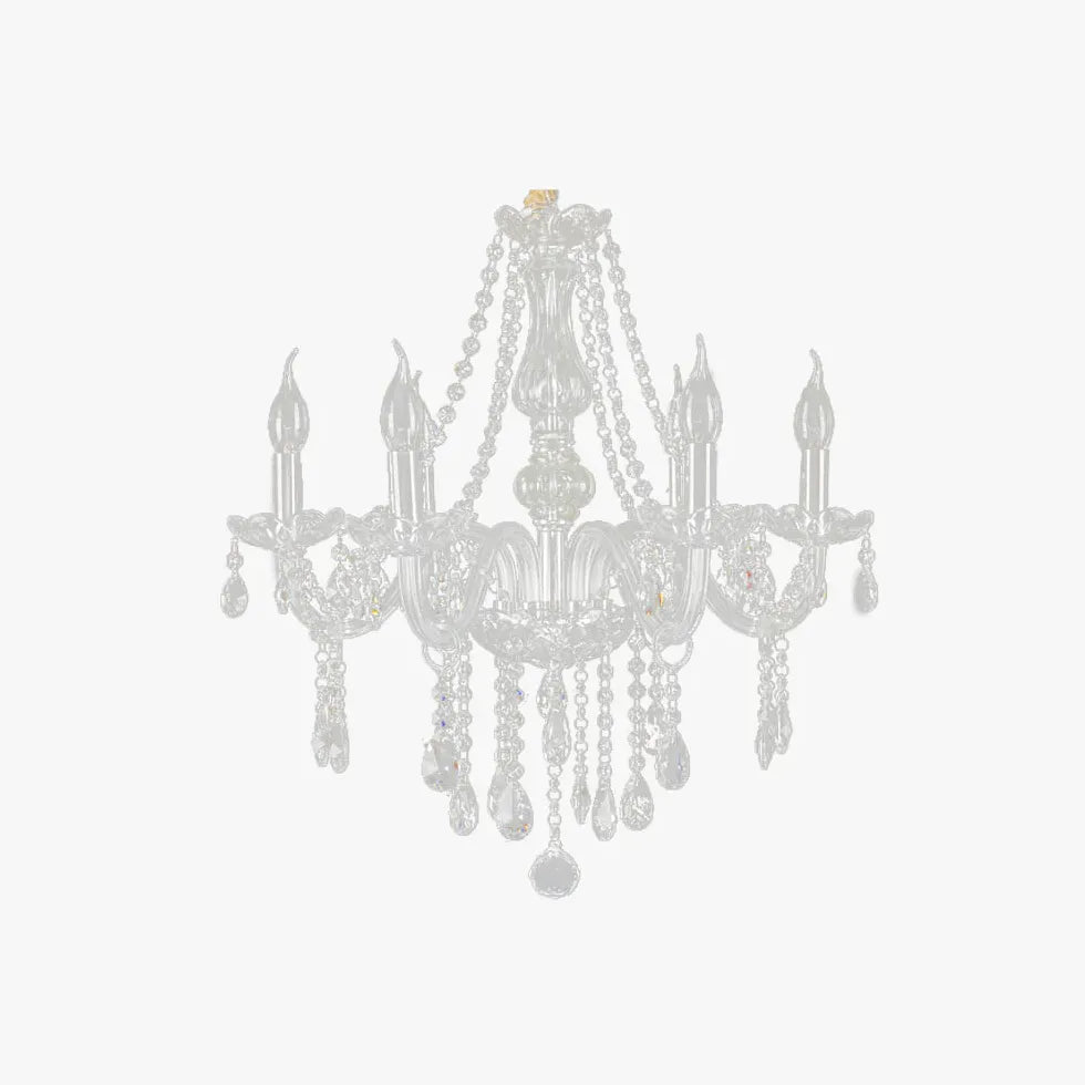 Candelabros de cristal Elegante candelabro vintage 