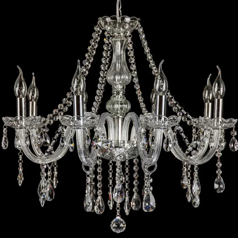 Candelabros de cristal Elegante candelabro vintage 