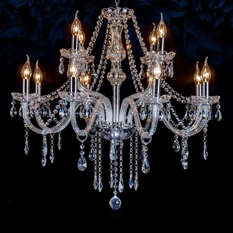 Candelabros de cristal Elegante candelabro vintage 