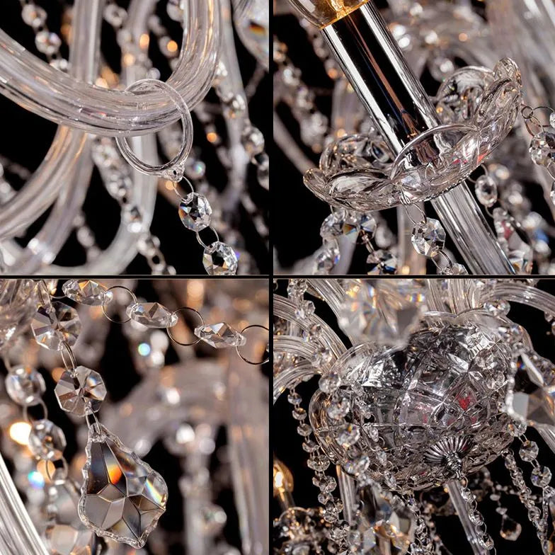 Candelabros de cristal Elegante candelabro vintage 